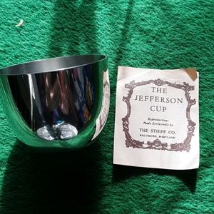 Jefferson cup, Stieff pewter